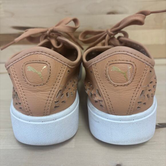 PUMA Vikky Stacked Laser Cut Camel W9 - Picture 7 of 9